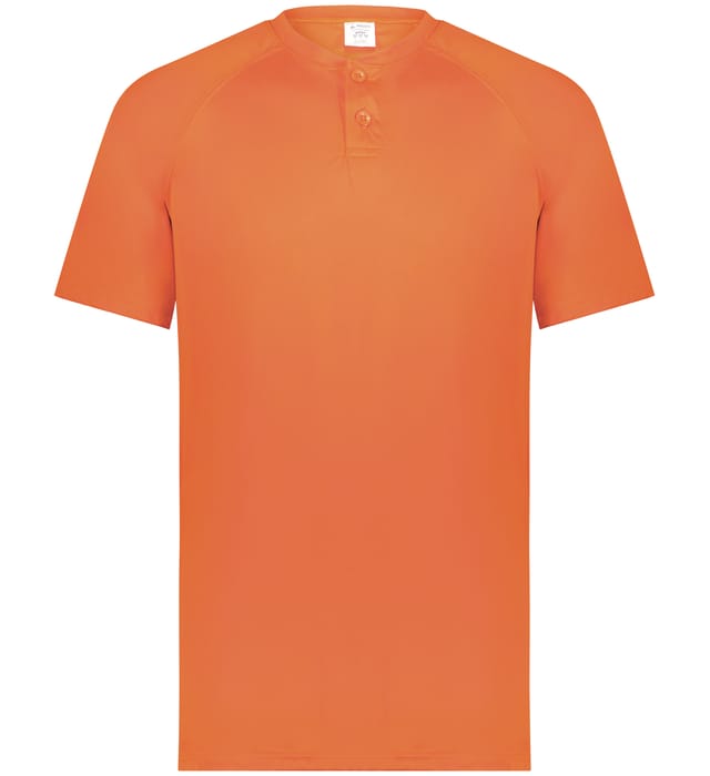 Youth Attain Wicking Two-Button Baseball Jersey