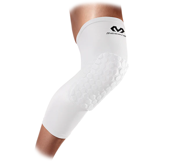McDavid Hex Tuf Leg Sleeve White w/Teflex