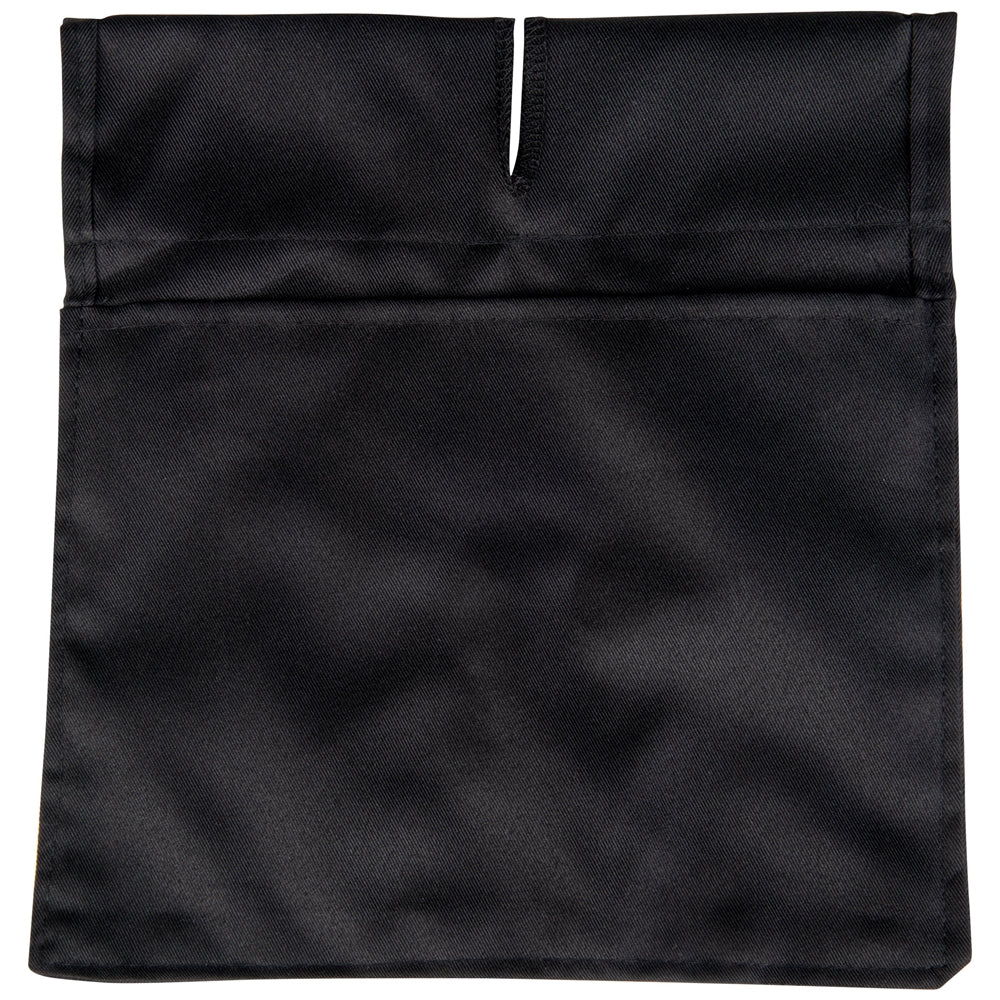 black Professional Umpire Ball Bag on white background