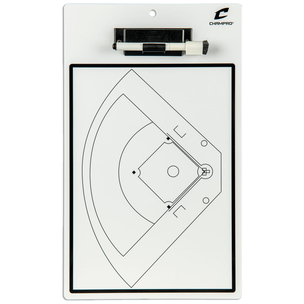 Champro Baseball / Softball Coach's Board - Dry Erase With Marker