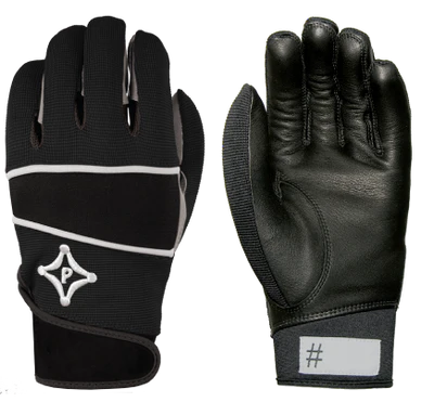 PalmGard ® Coach's Winter Gloves - Adult - Black w/Grey