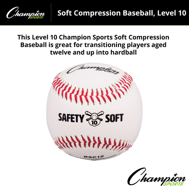 Champion Soft Compression Baseballs - Dozen
