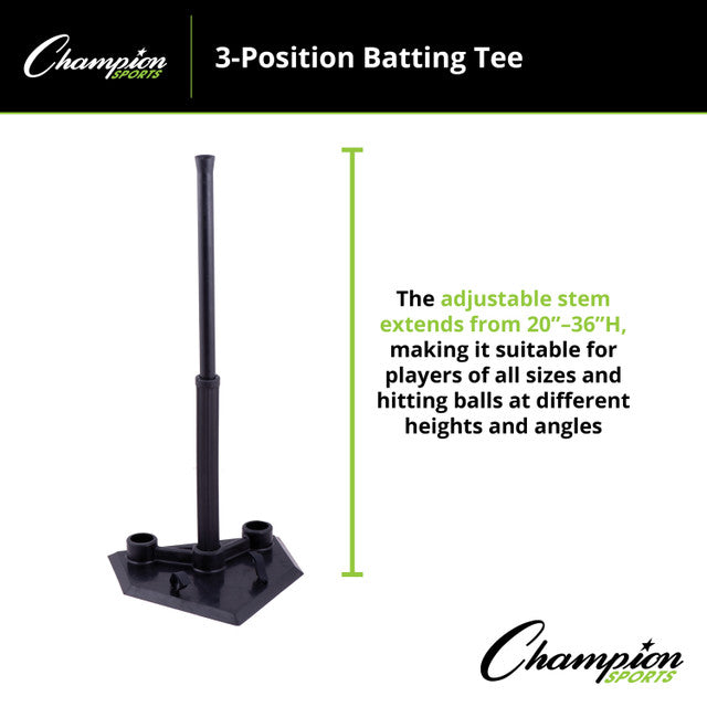 Champion 3-Positions Batting Tee