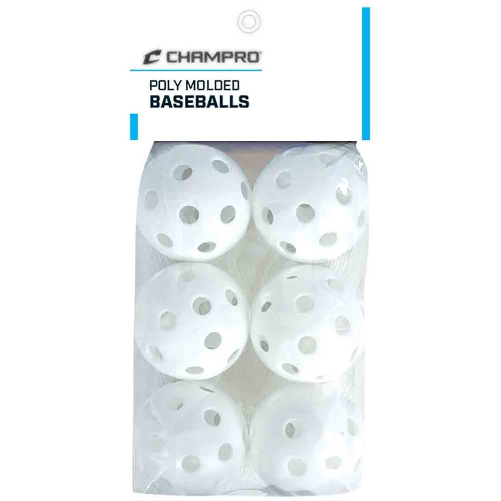 Champro Poly Baseballs - 6 Pack
