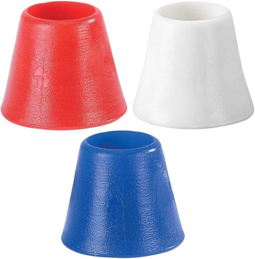 3 Knobcuff EZ Taper in red, white and blue color on white background