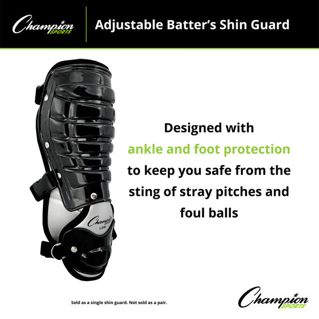 Champion Adjustable Batter's Shin Guard