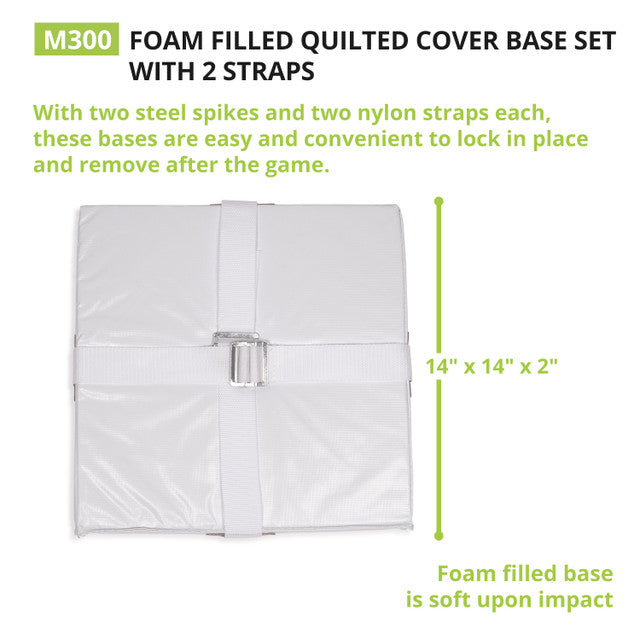 Champion 14" X 14" Deluxe Quilted Cover Base Set - Set Of 3 Bases
