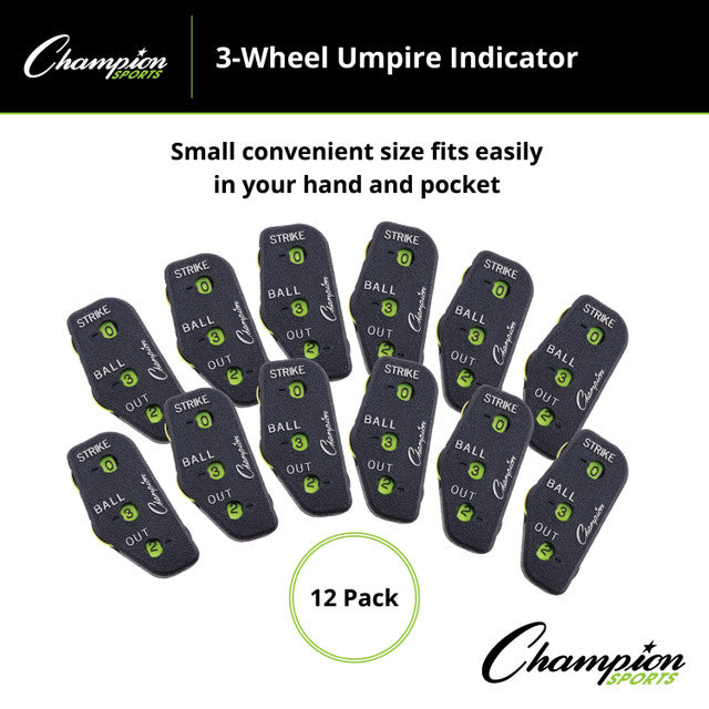Champion 3-Wheel Umpire Indicator - Dozen