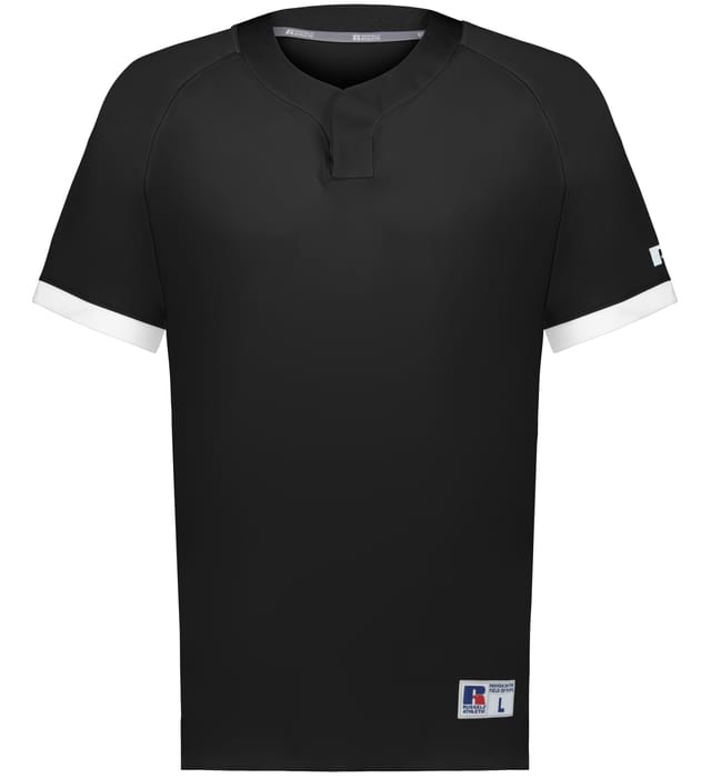 BASELINE COVERED PLACKET BASEBALL JERSEY