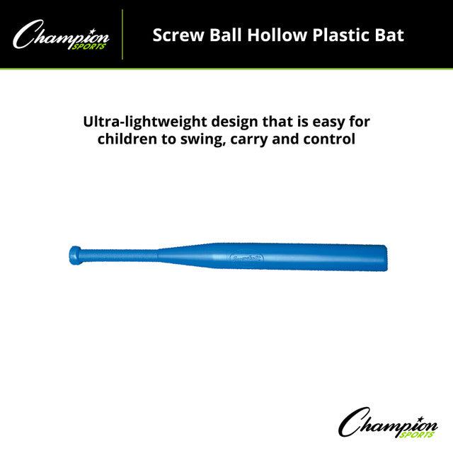 Champion Screw Ball Hollow Plastic Bat