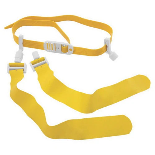 Champion Sports Sonic Flag Football Belt 52" in yellow color on white background