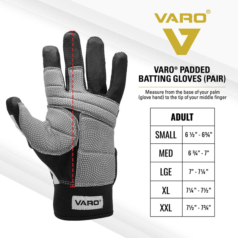 Markwort Varo Padded Batting Gloves - Adult (Pair)