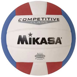 Mikasa Competitive Class Volleyball - Red/White/Blue