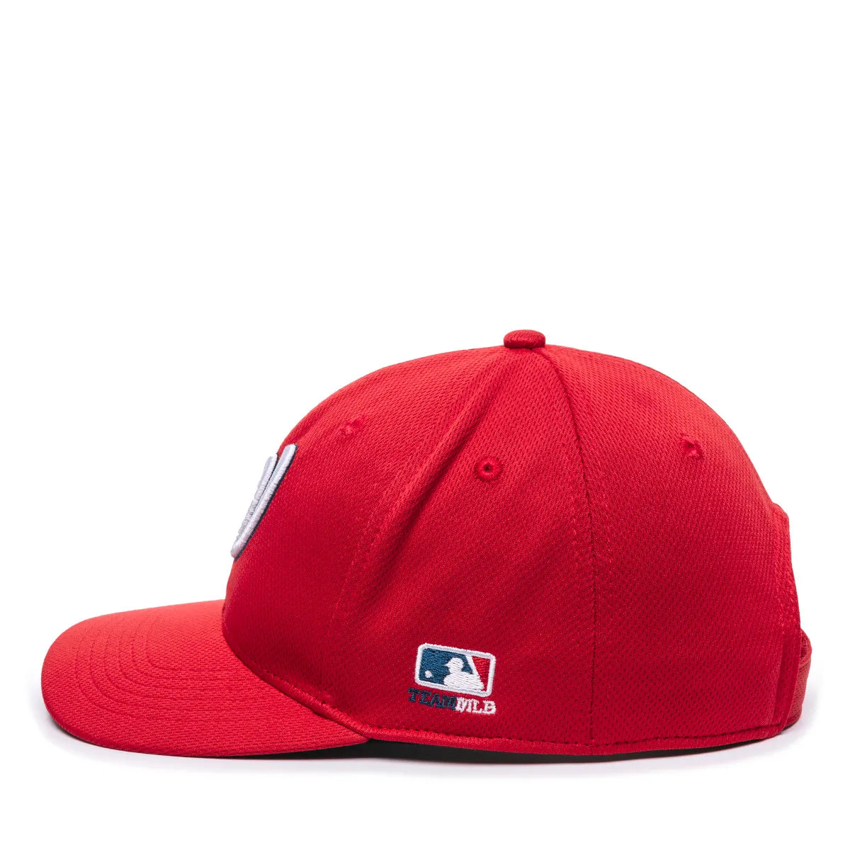 Outdoor Cap MLB Replica Adjustable Baseball Cap of team Washington Nationals side view on white background