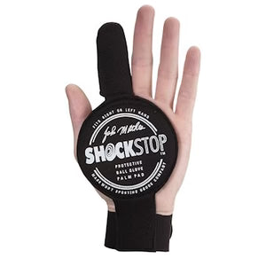 hand wearing Shockstop Protective Palm Pad Youth on white background