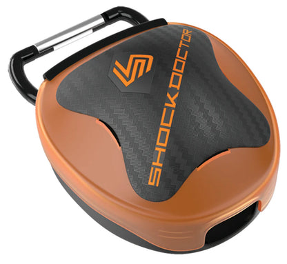 Shock Doctor Mouthguard Casein orange color on white background