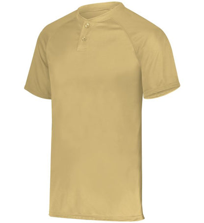 Youth Attain Wicking Two-Button Baseball Jersey