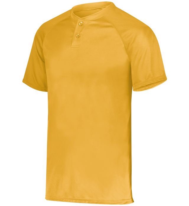 Attain Wicking Two-Button Baseball Jersey