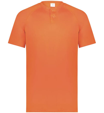 Youth Attain Wicking Two-Button Baseball Jersey