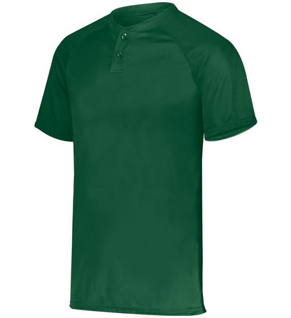 Youth Attain Wicking Two-Button Baseball Jersey