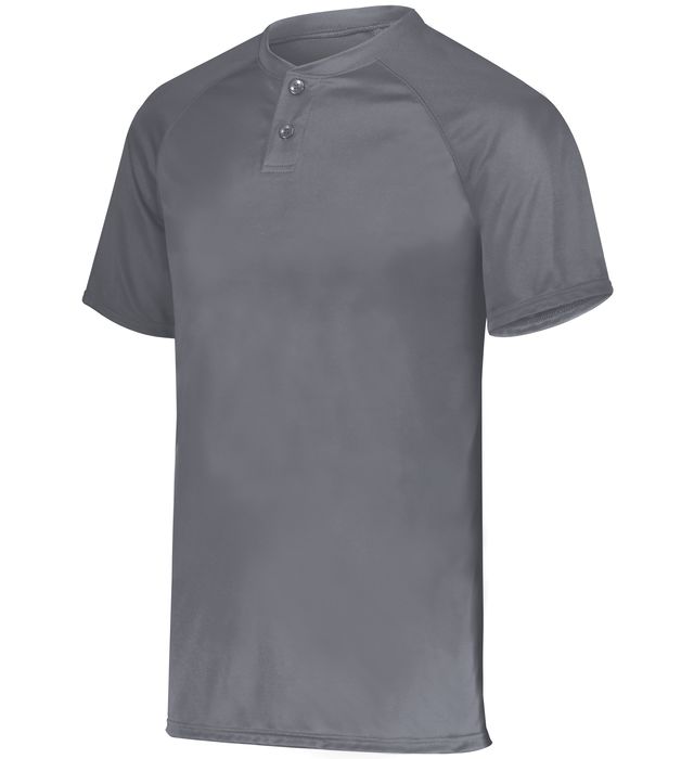 Attain Wicking Two-Button Baseball Jersey