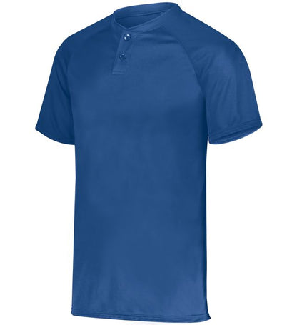 Youth Attain Wicking Two-Button Baseball Jersey