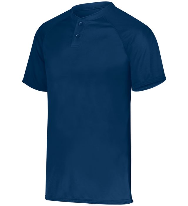 Youth Attain Wicking Two-Button Baseball Jersey
