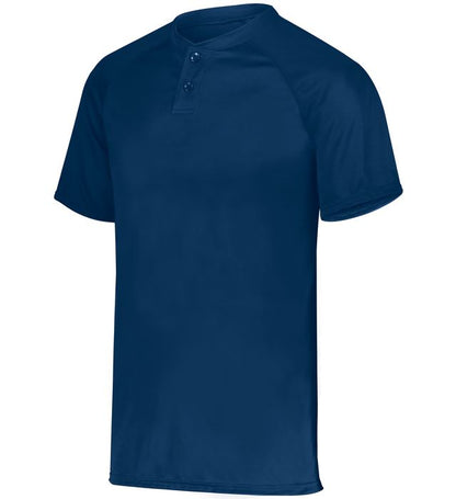 Youth Attain Wicking Two-Button Baseball Jersey
