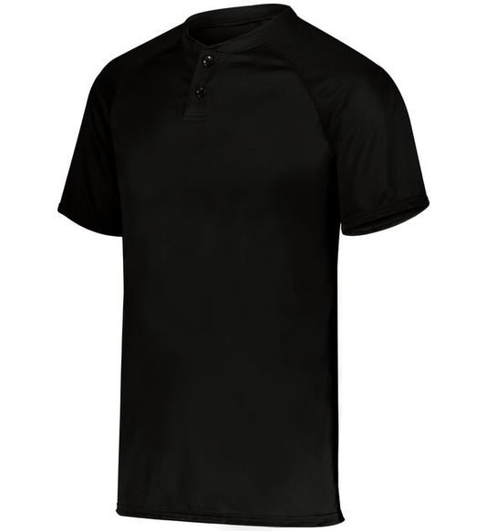 Youth Attain Wicking Two-Button Baseball Jersey