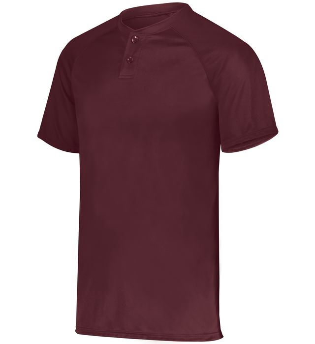 Attain Wicking Two-Button Baseball Jersey