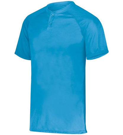 Youth Attain Wicking Two-Button Baseball Jersey