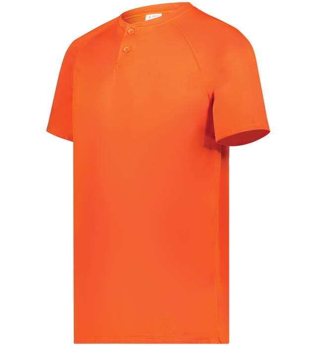 Youth Attain Wicking Two-Button Baseball Jersey