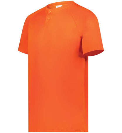 Youth Attain Wicking Two-Button Baseball Jersey