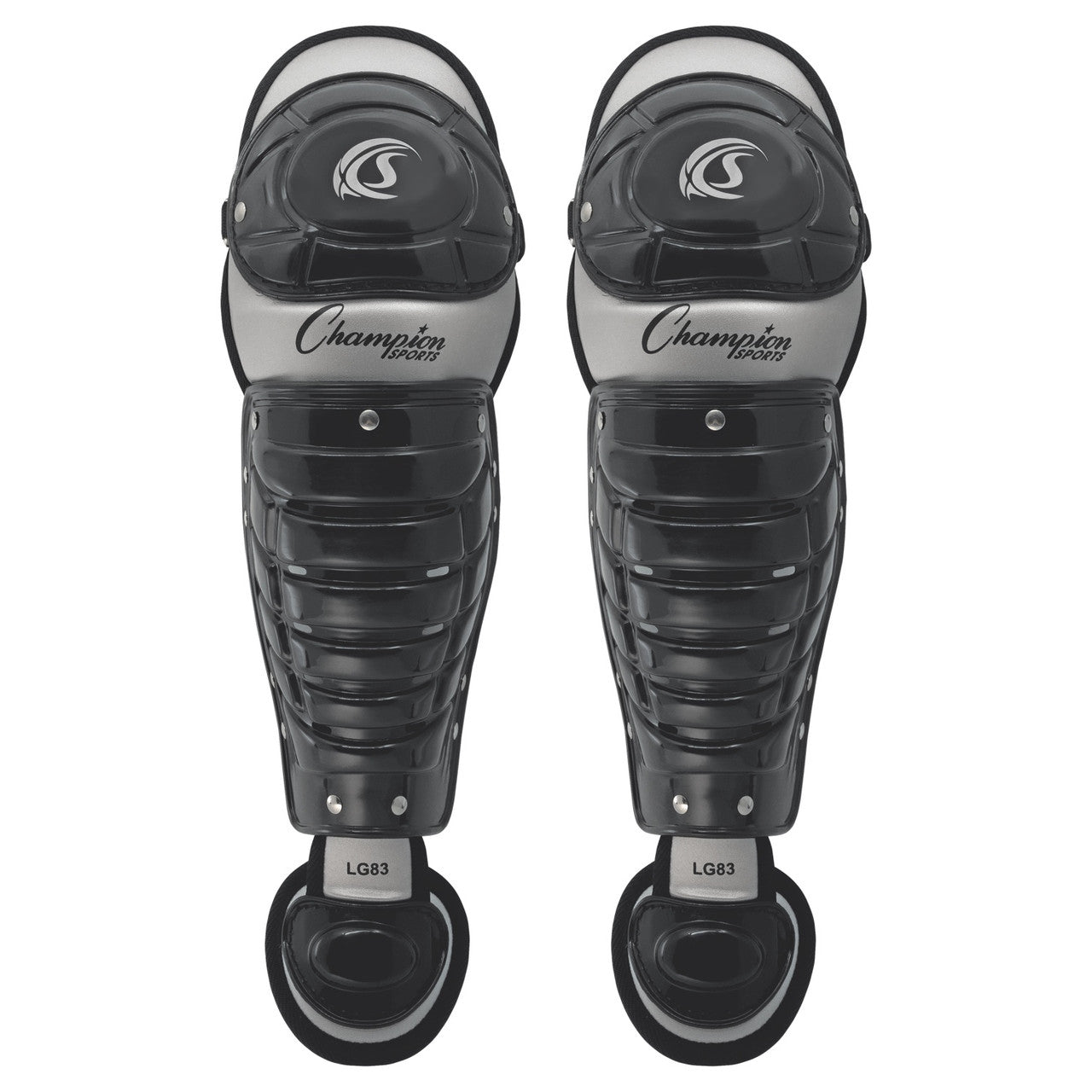 Champion Single Knee Baseball Shin Guards, 11" L, Ages 7-9 - 13" L, Ages 9-12