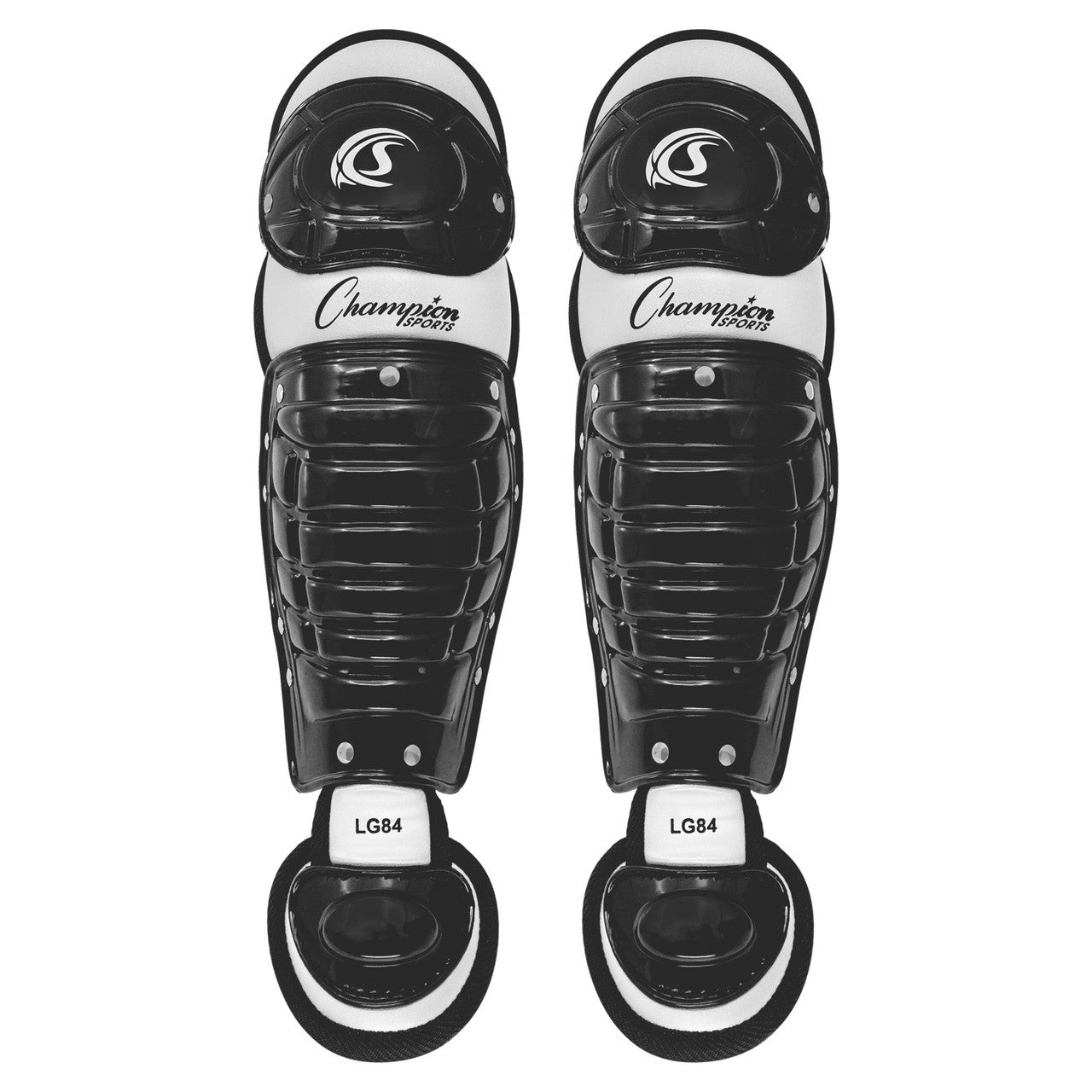Champion Single Knee Baseball Shin Guards, 11" L, Ages 7-9 - 13" L, Ages 9-12