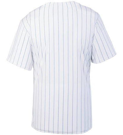 Pinstripe Full-Button Jersey