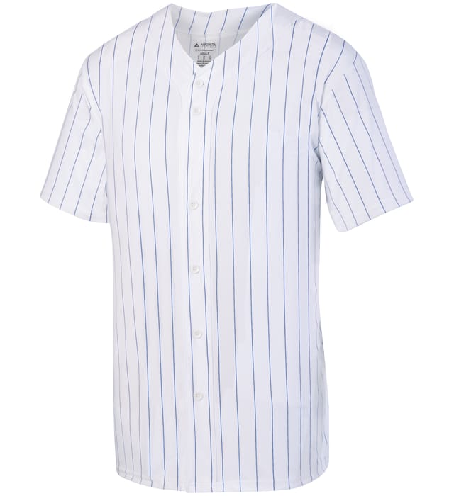 Pinstripe Full-Button Jersey