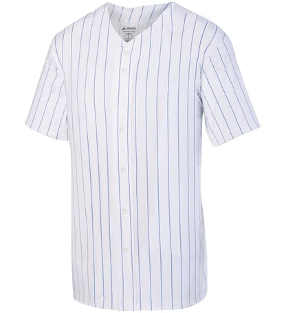 Pinstripe Full-Button Jersey