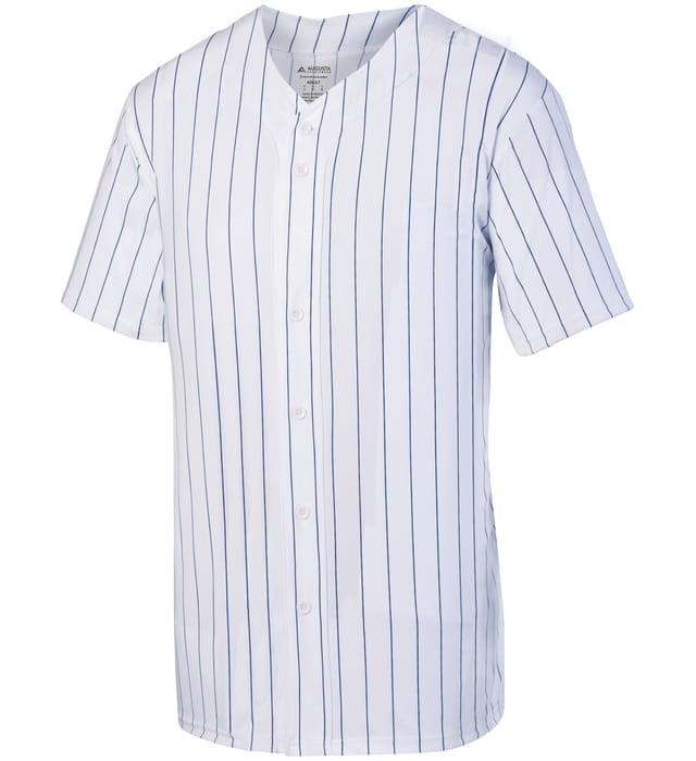 Pinstripe Full-Button Jersey