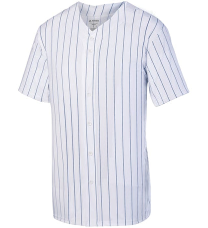 Pinstripe Full-Button Jersey