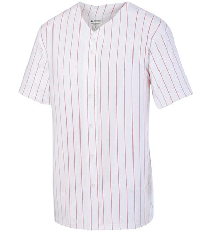 Pinstripe Full-Button Jersey