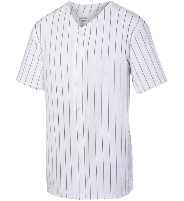 Youth Pinstripe Full-Button Jersey