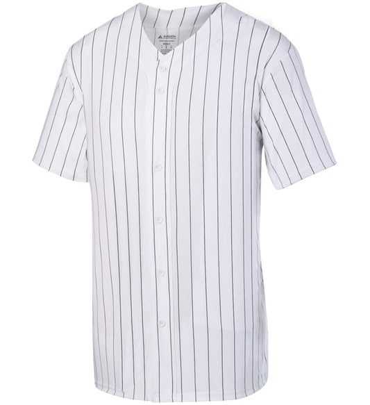Pinstripe Full-Button Jersey