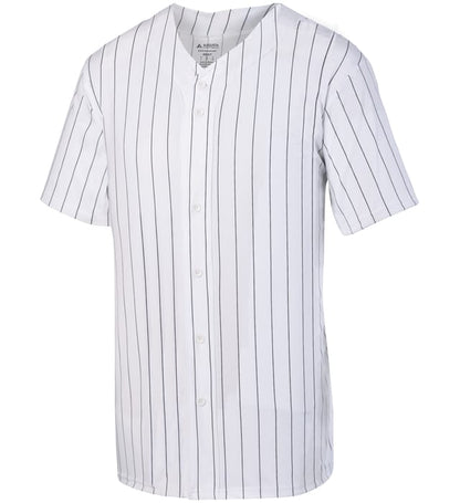 Pinstripe Full-Button Jersey