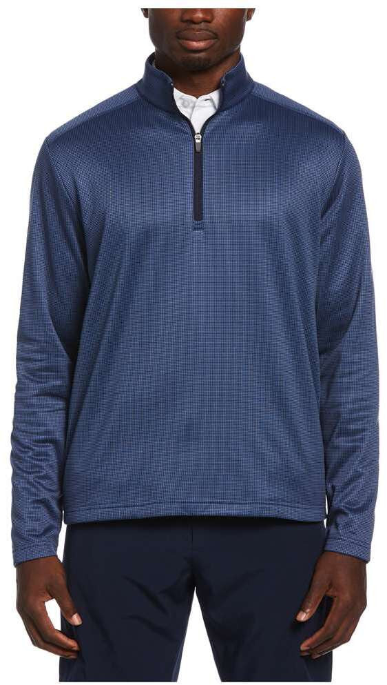 HOUNDSTOOTH 1/4 ZIP PULLOVER