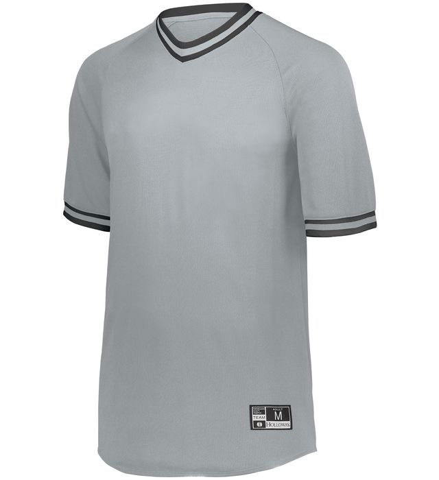 Youth Retro V-Neck Baseball Jersey