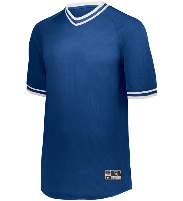 Youth Retro V-Neck Baseball Jersey