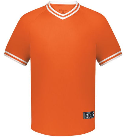 Youth Retro V-Neck Baseball Jersey