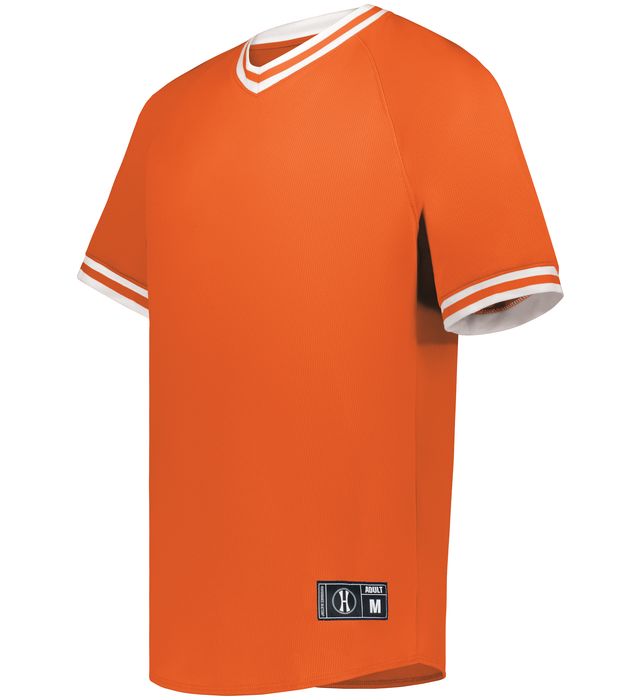 Youth Retro V-Neck Baseball Jersey