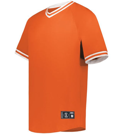 Youth Retro V-Neck Baseball Jersey